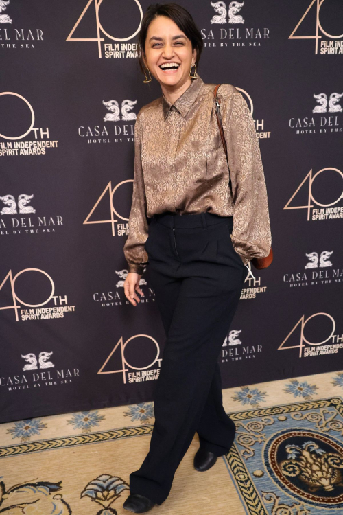 Payal Kapadia Looks Stunning at 2025 Spirit Awards Nominees Brunch, January 2025 1