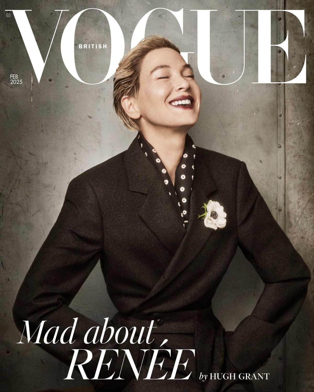 Renee Zellweger for British Vogue, February 2025