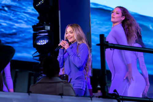 Rita Ora at Times Square New Year