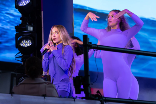 Rita Ora at Times Square New Year