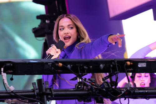 Rita Ora at Times Square New Year