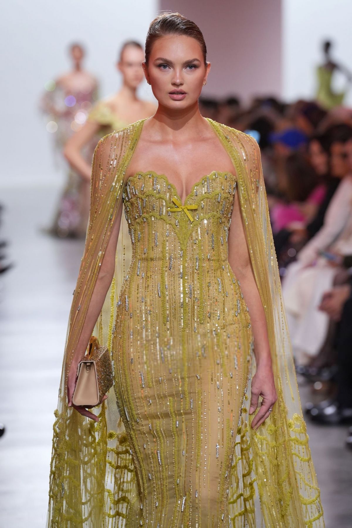 Rome Strijd at Elie Saab Haute Couture Runway Show, January 2025