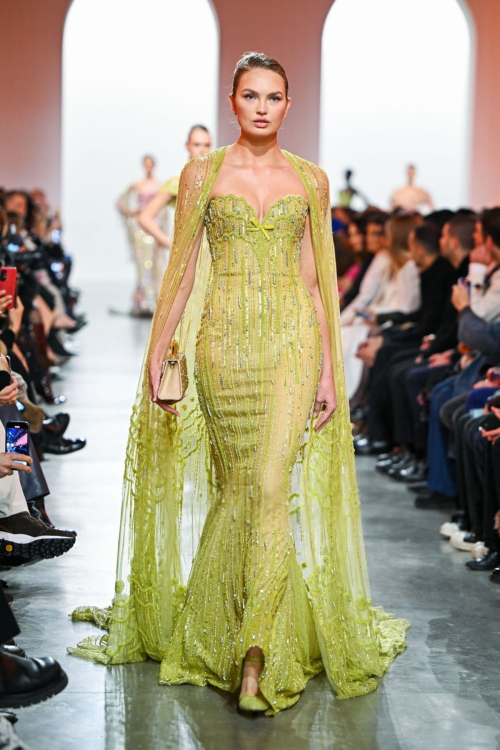 Rome Strijd at Elie Saab Haute Couture Runway Show, January 2025 2