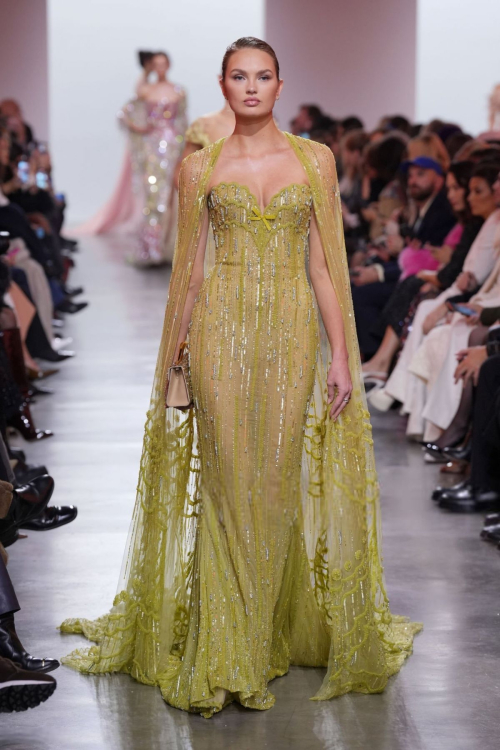 Rome Strijd at Elie Saab Haute Couture Runway Show, January 2025 3