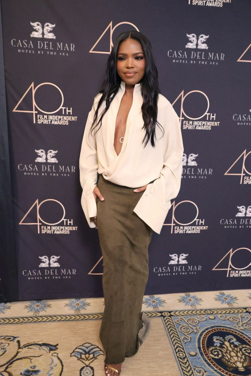 Ryan Destiny Dazzles at 2025 Spirit Awards Nominees Brunch, January 2025 3