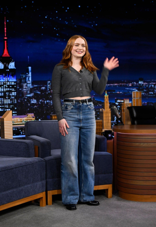 Sadie Sink at Tonight Show in New York, January 2025 2