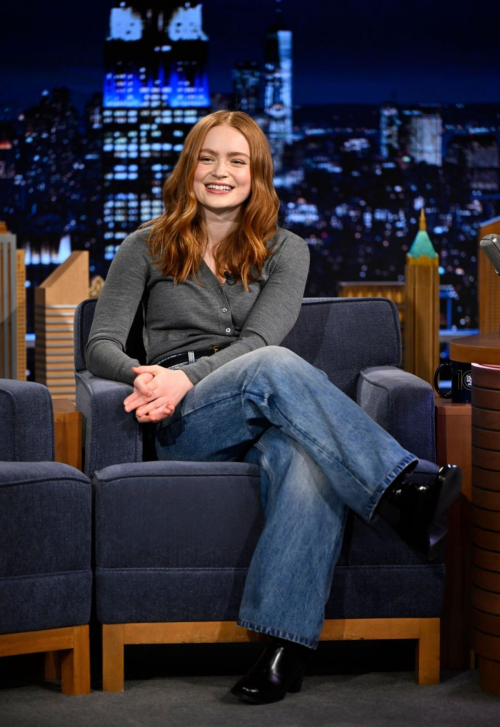 Sadie Sink at Tonight Show in New York, January 2025 3