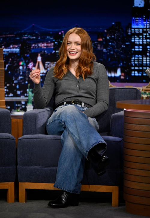 Sadie Sink at Tonight Show in New York, January 2025 4