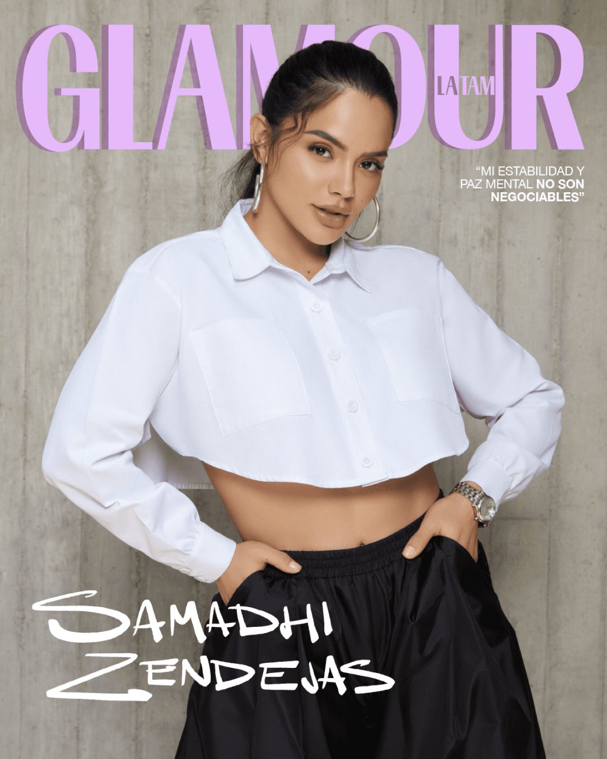 Samadhi Zendejas Featured in Glamour Mexico, September 2023