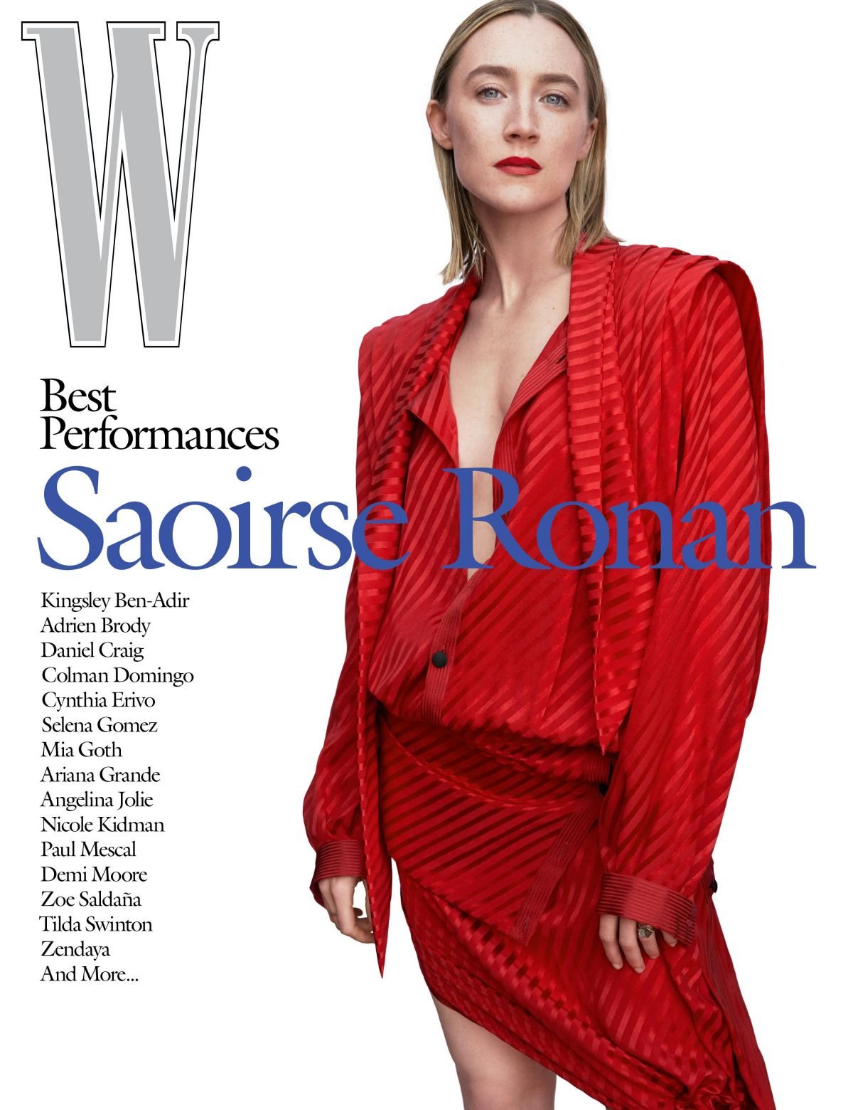 Saoirse Ronan for W Magazine, January 2025