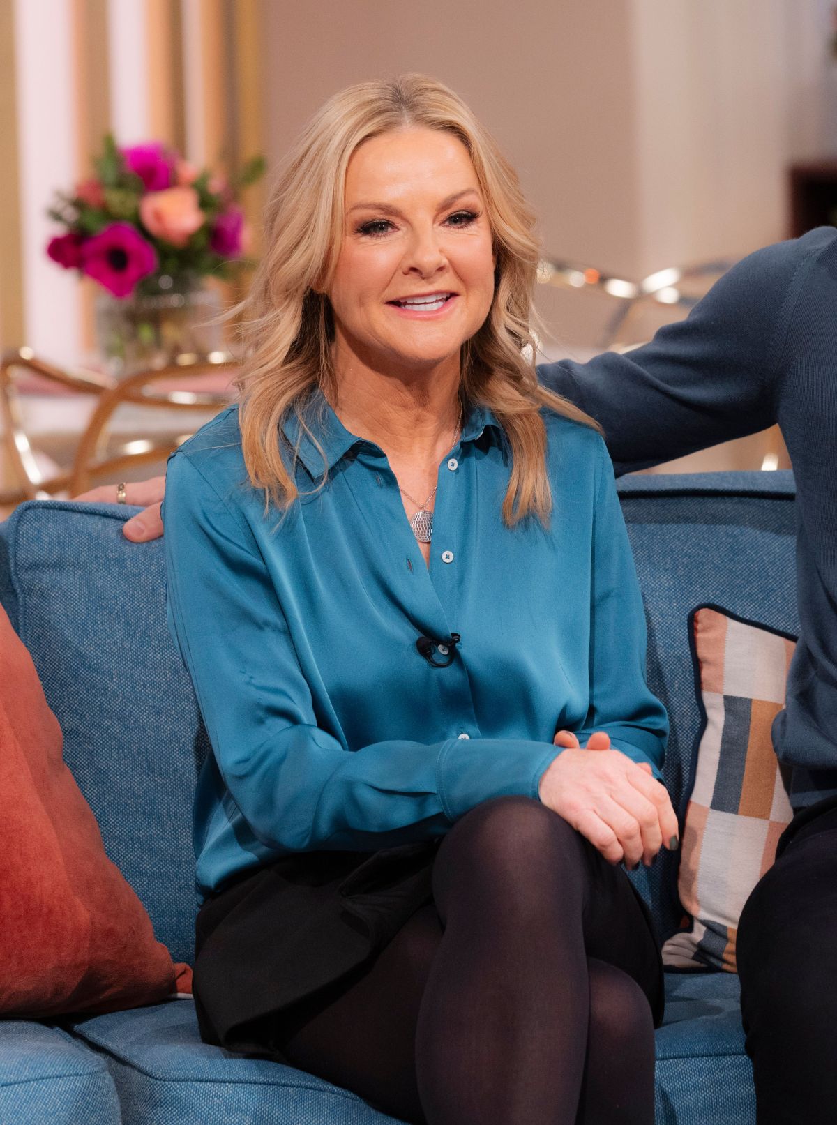 Sarah Hadland at This Morning TV Show, January 2025