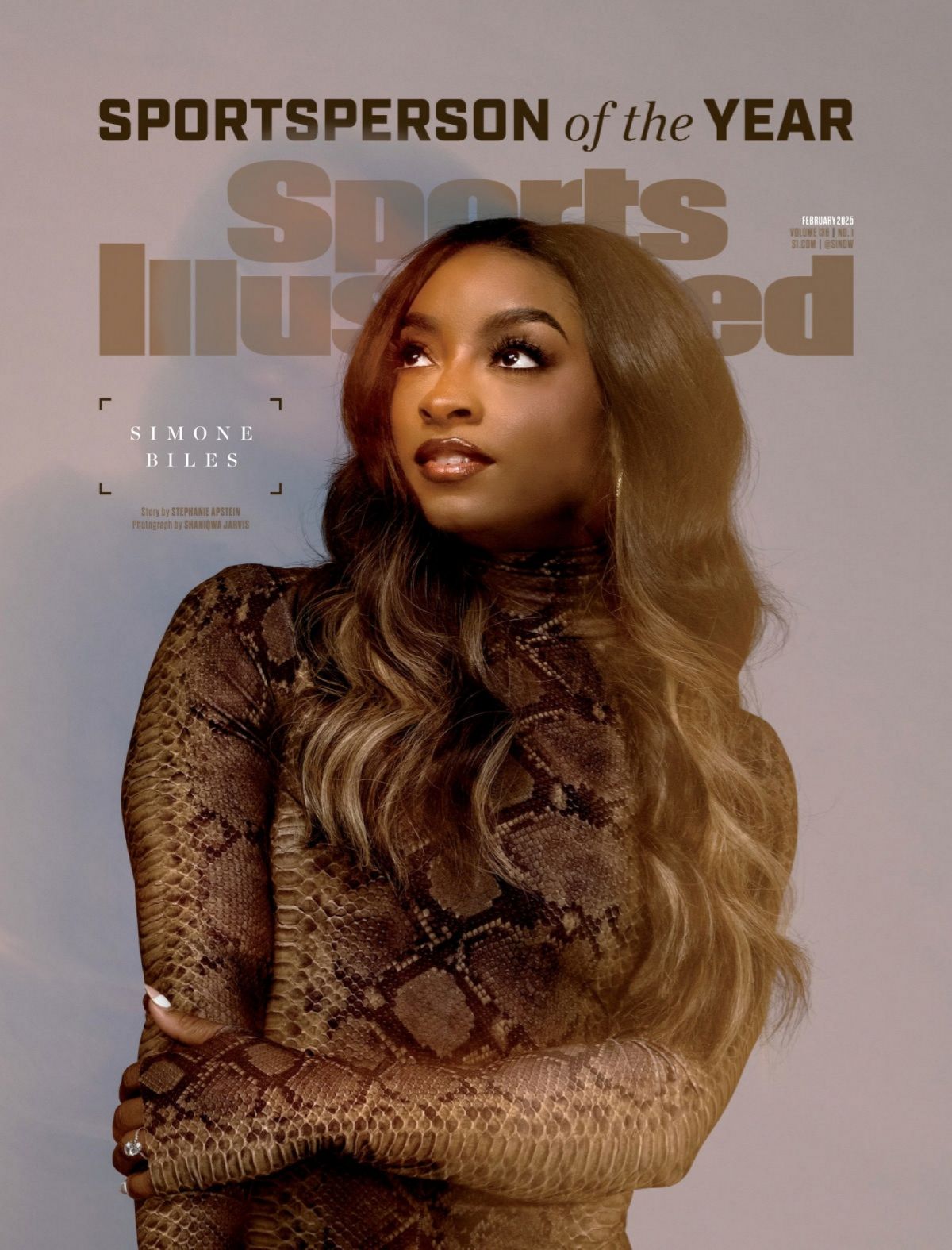 Simone Biles in Sports Illustrated, February 2025