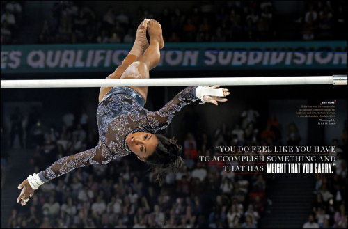 Simone Biles in Sports Illustrated, February 2025 1