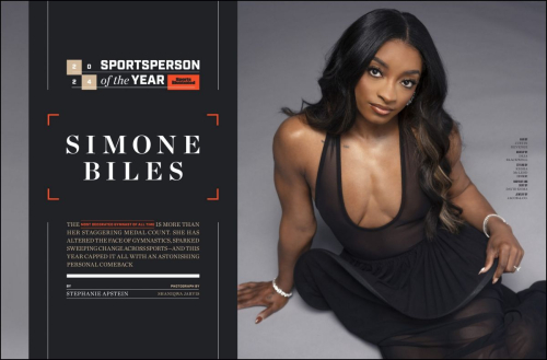 Simone Biles in Sports Illustrated, February 2025 3