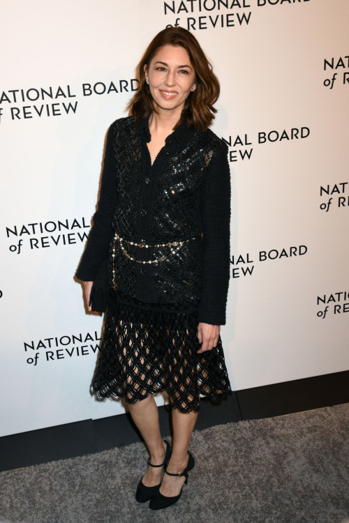 Sofia Coppola Attends National Board of Review Gala, January 2025