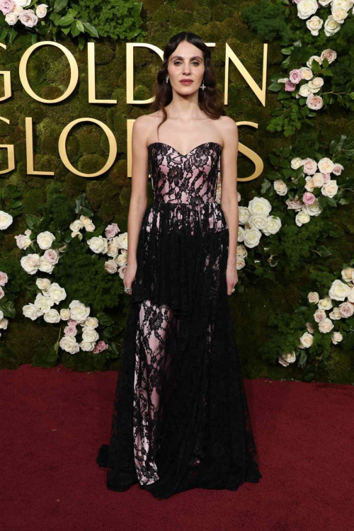 Vic Carmen Sonne Arrives at Golden Globes, January 2025