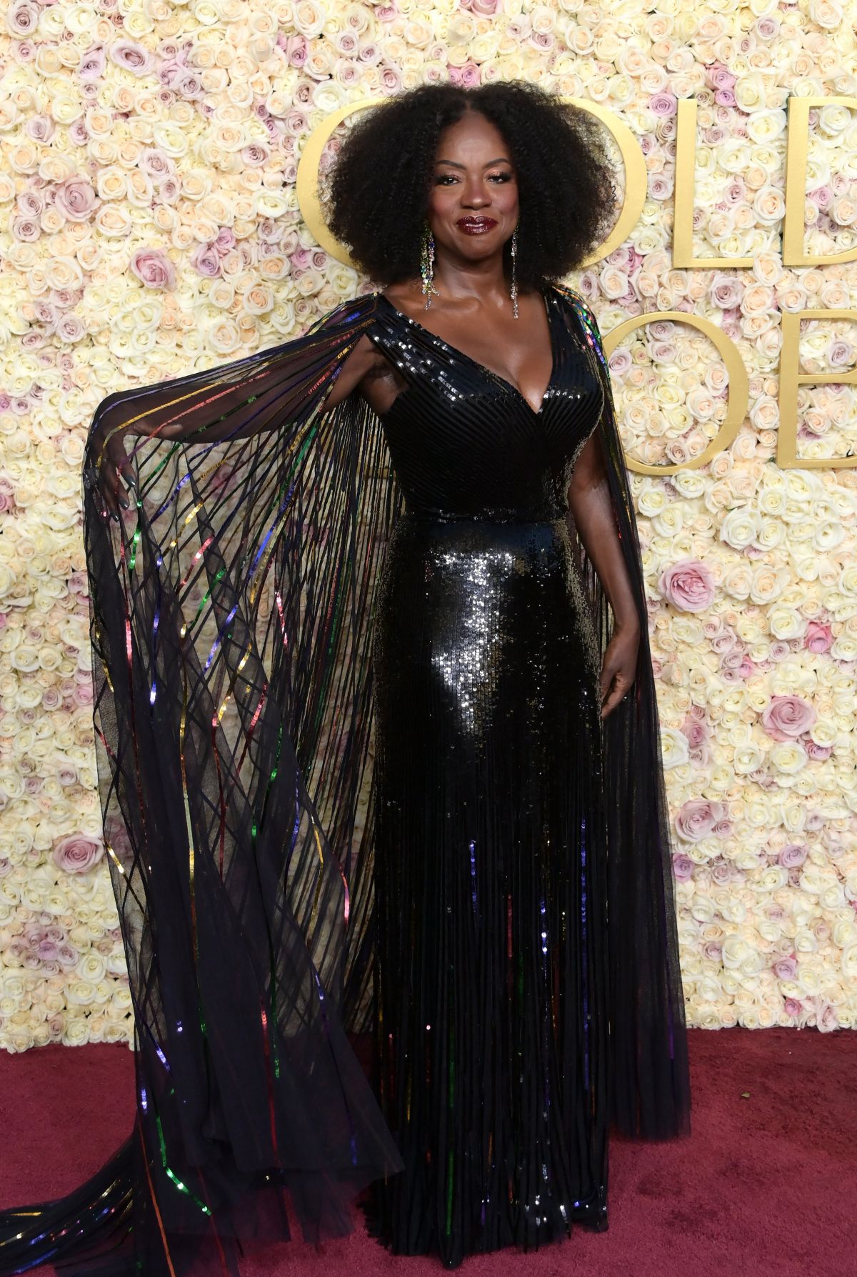 Viola Davis at 82nd Golden Globes in Beverly Hills, January 2025