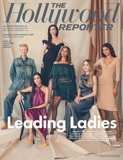 Zendaya, Demi Moore, Mikey Madison, Zoe Saldaña, Angelina Jolie, Tilda Swinton, January 2025