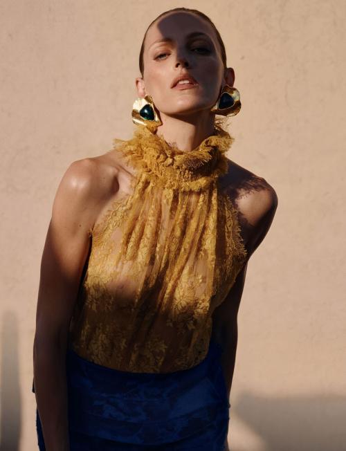 Anja Rubik for Elle France Feature, February 2025 29