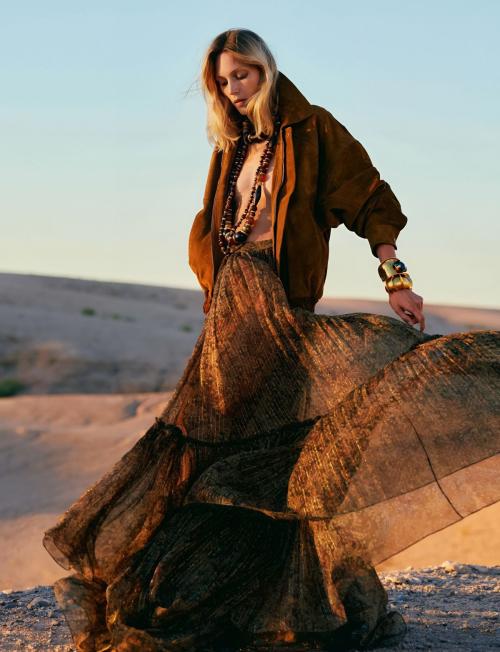 Anja Rubik for Elle France Feature, February 2025 59