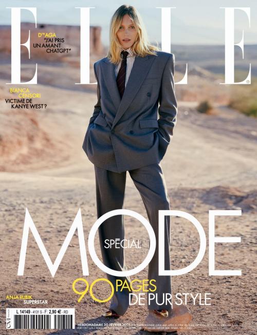 Anja Rubik for Elle France Feature, February 2025 64