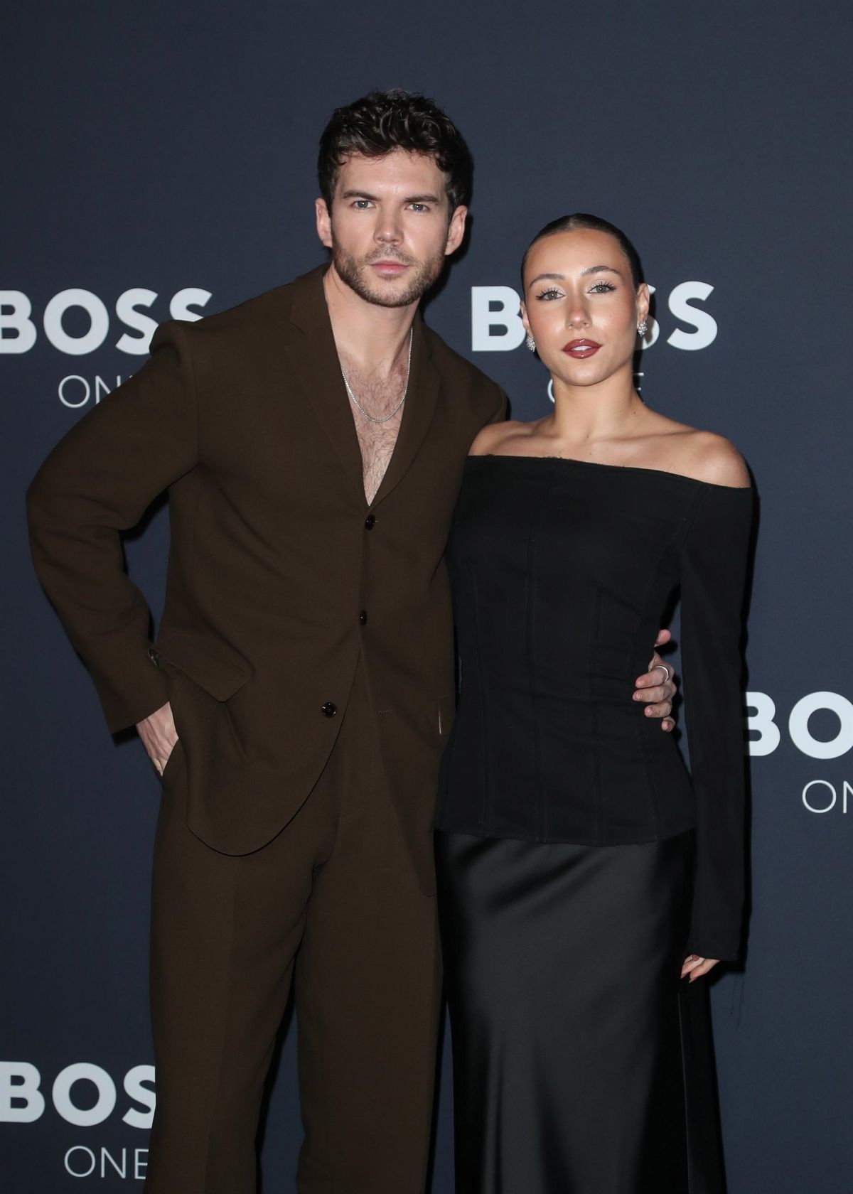 Antonia Roumeloti at BOSS One x David Beckham Fashion Launch, January 2025​