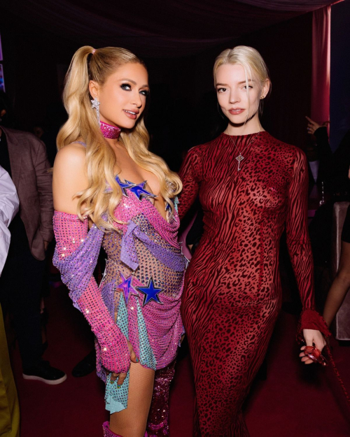 Anya Taylor-Joy at Paris Hilton Birthday Party, February 2025