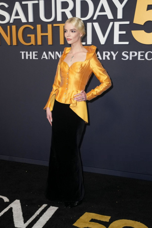 Anya Taylor-Joy at SNL50 Anniversary Special, February 2025 6