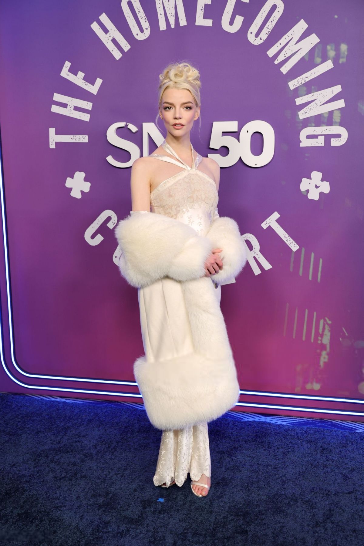 Anya Taylor-Joy at SNL50 Homecoming Concert, February 2025