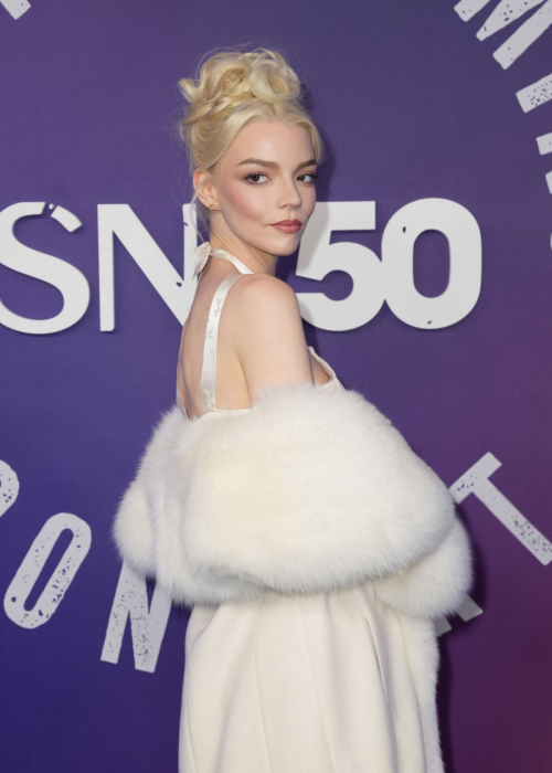 Anya Taylor-Joy at SNL50 Homecoming Concert, February 2025 3