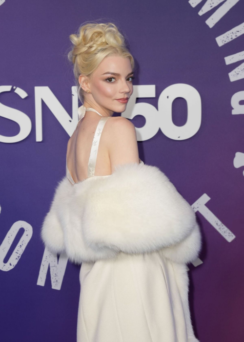 Anya Taylor-Joy at SNL50 Homecoming Concert, February 2025 6