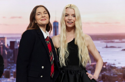 Anya Taylor-Joy on Drew Barrymore Show in New York, Feb 2025