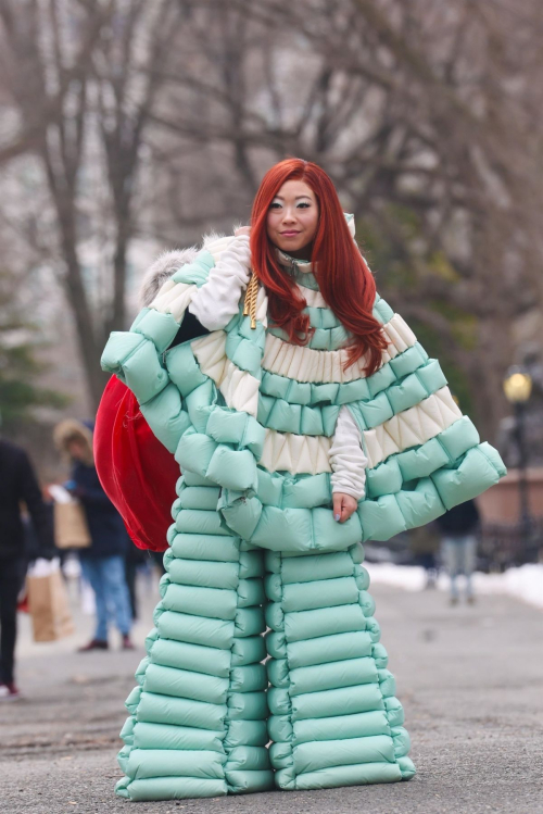 Awkwafina on The Man with the Bag Set in New York, February 2025 1