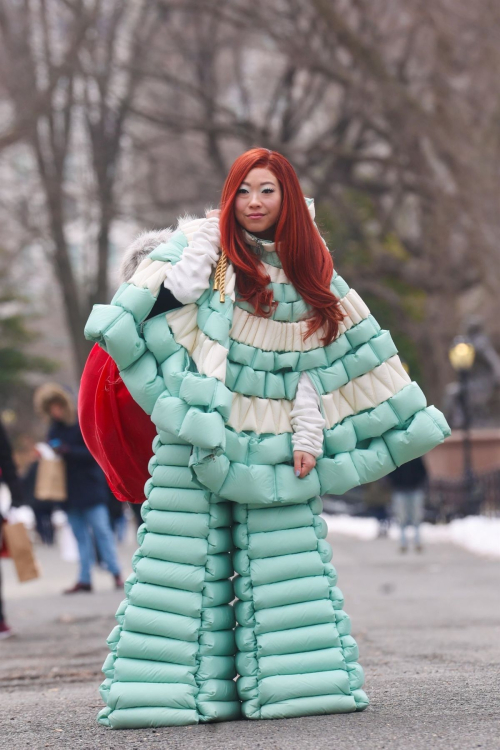 Awkwafina on The Man with the Bag Set in New York, February 2025 6