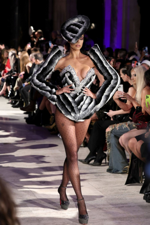 Bodine Koehler Walks Runway at The Blonds Fashion Show, February 2025 9