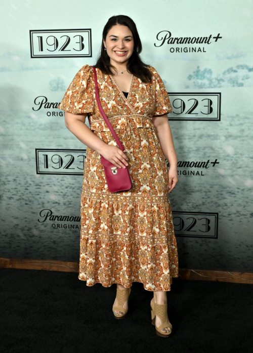 Brianna Fernandez at 1923 Season 2 Premiere, February 2025