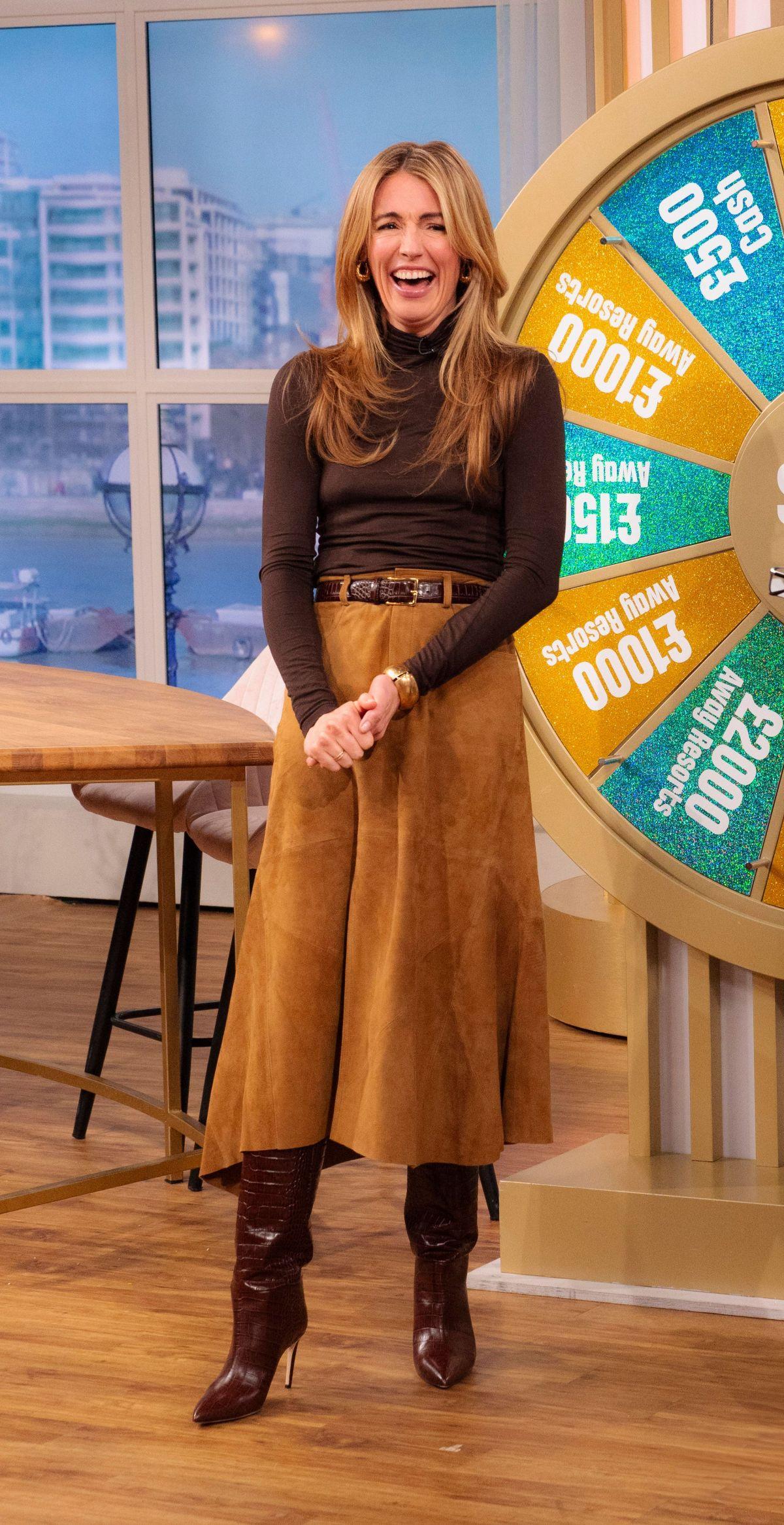 Cat Deeley on This Morning TV Show London, Feb 2025
