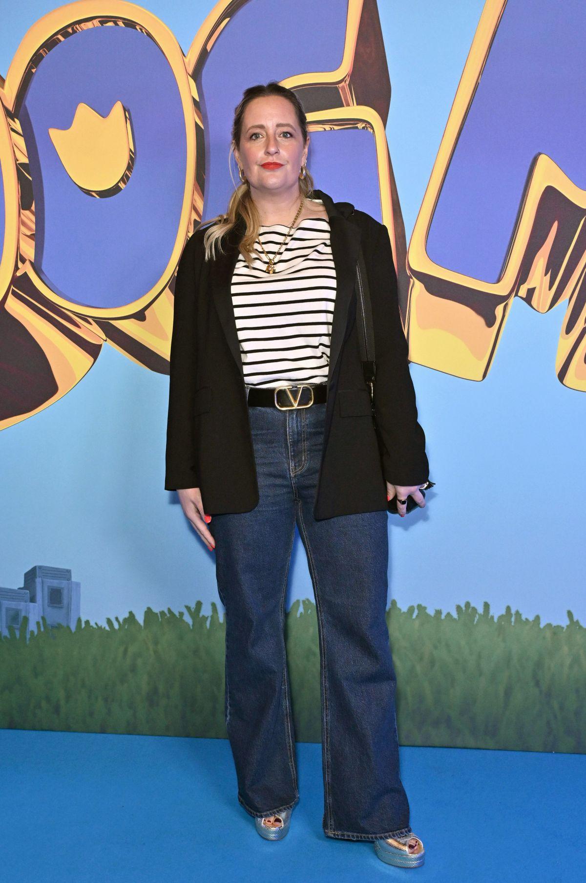 Cat Sims at Dog Man Gala Screening in London, February 2025
