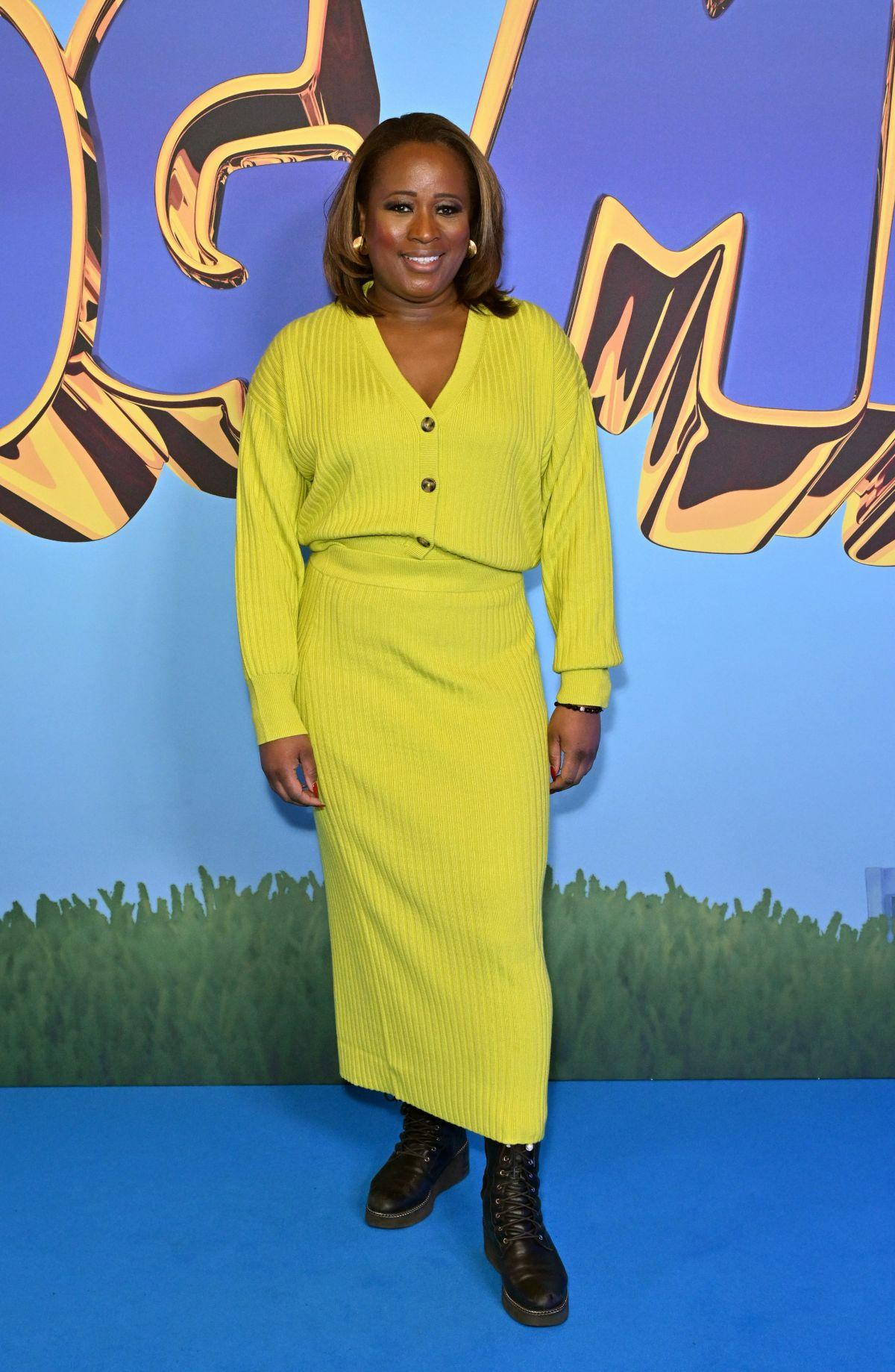 Charlene White at Dog Man Gala Screening in London, February 2025