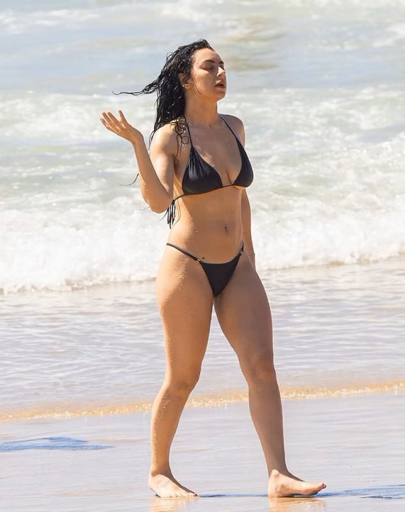 Charli XCX in Bikini on Beach, February 2025