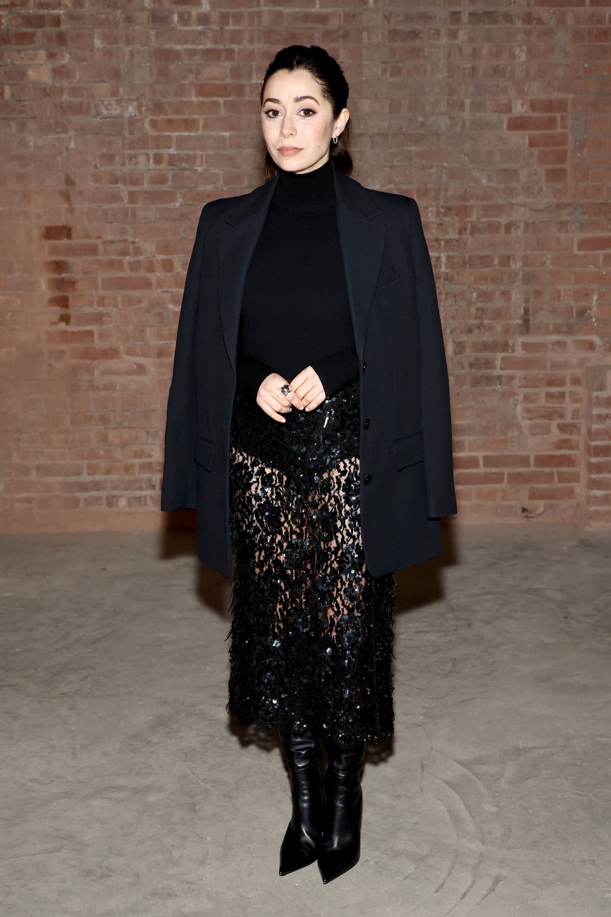 Cristin Milioti at Michael Kors Fashion Show NYFW, Feb 2025