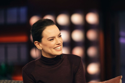 Daisy Ridley on Kelly Clarkson Show, February 2025