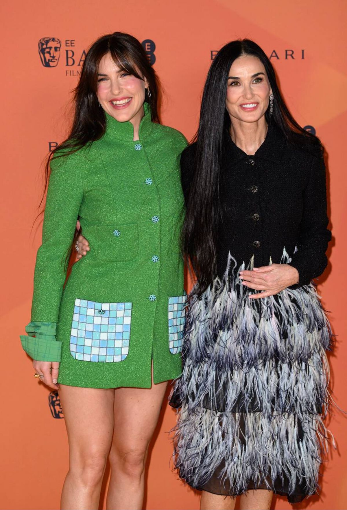 Demi Moore and Scout Willis at EE BAFTA Nominees Party, February 2025