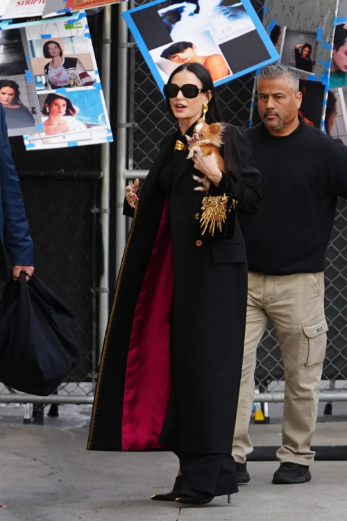 Demi Moore Arrives at Jimmy Kimmel Live in Hollywood, February 2025 1