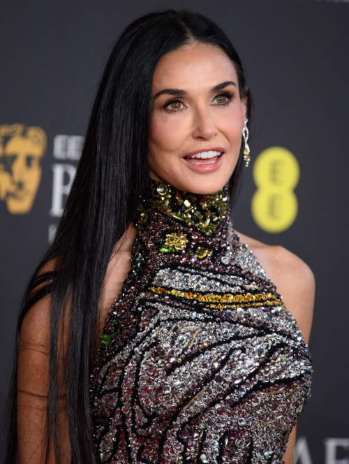 Demi Moore at EE BAFTA Film Awards Red Carpet, February 2025 4