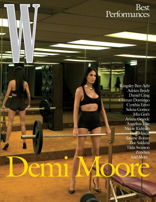 Demi Moore in W Magazine Best Performances, January 2025