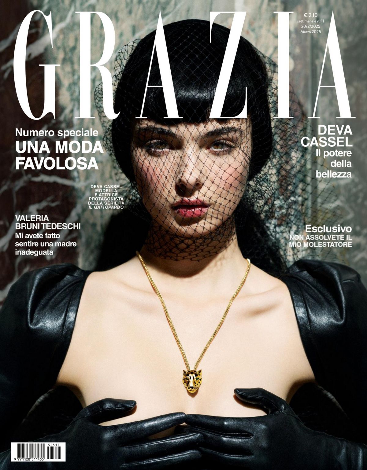 Deva Cassel in Grazia Italy, February 2025