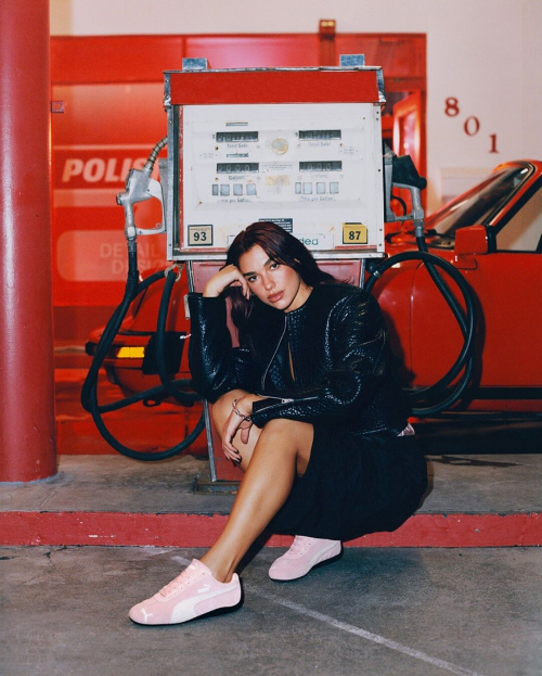 Dua Lipa for Puma Speedcat Campaign 1