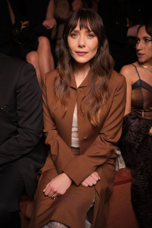 Elizabeth Olsen at Fendi Fashion Show Milan Fashion Week, February 2025 1