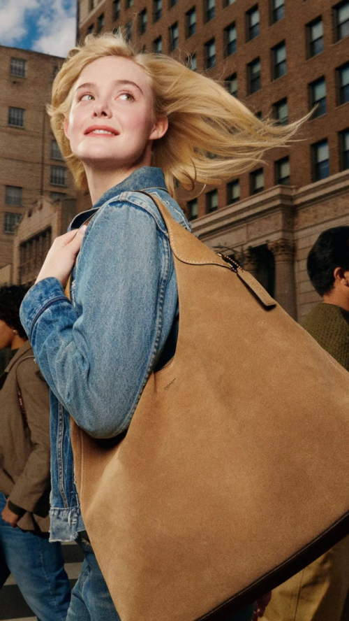 Elle Fanning for Coach On Your Own Time Campaign, February 2025 1